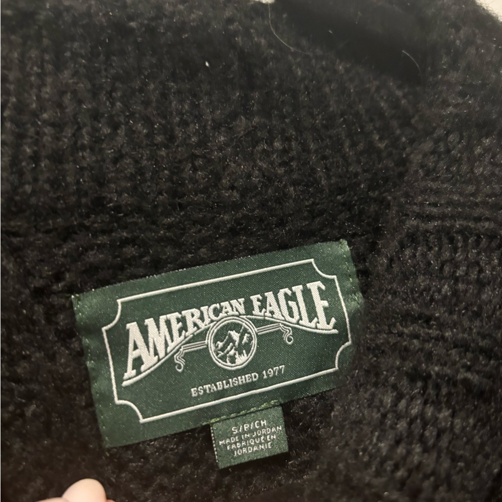 American Eagle knit black sweater